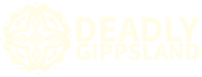 Deadly Gippsland Horizontal Logo Yellow